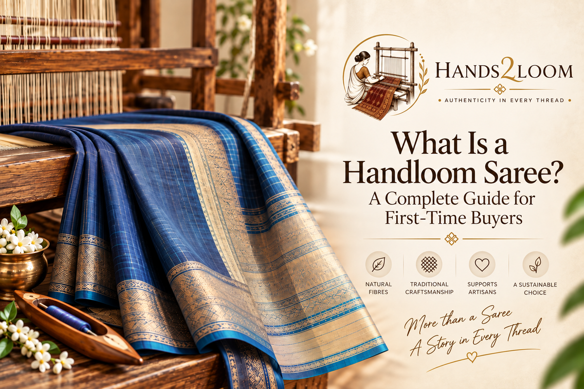 What Is a Handloom Saree? A Complete Guide for First-Time Buyers