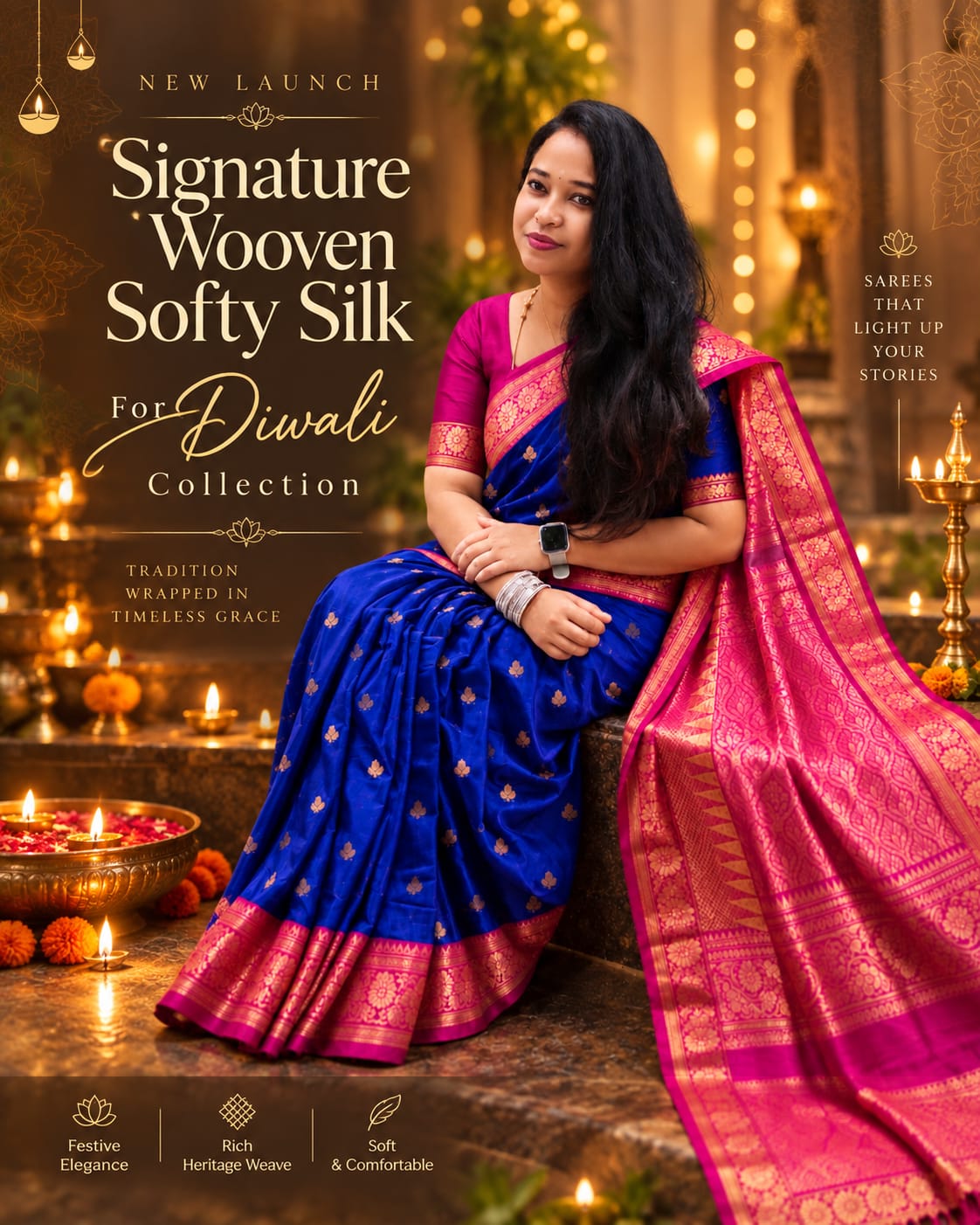 Diwali Launch-Softy silk