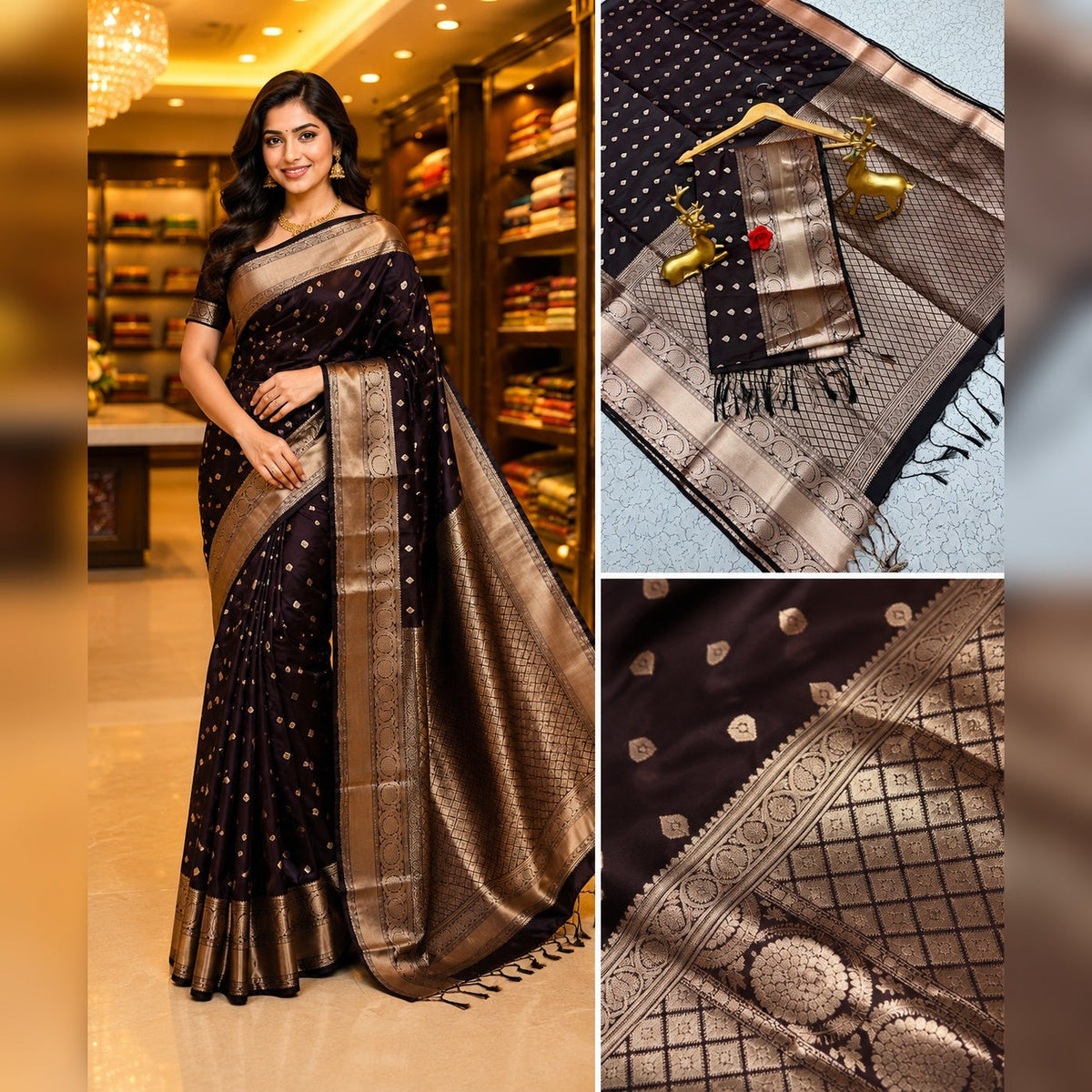 FANCY SOFT - SILK BHUTTA SAREES