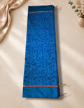 Banana Pith Fibre Saree- Blue