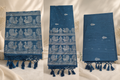 Mulberry Silk Saree - Steel Blue