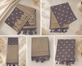 Mulberry with Cotton Saree - Mauve Purple
