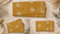 Banaras  Saree - Golden Yellow