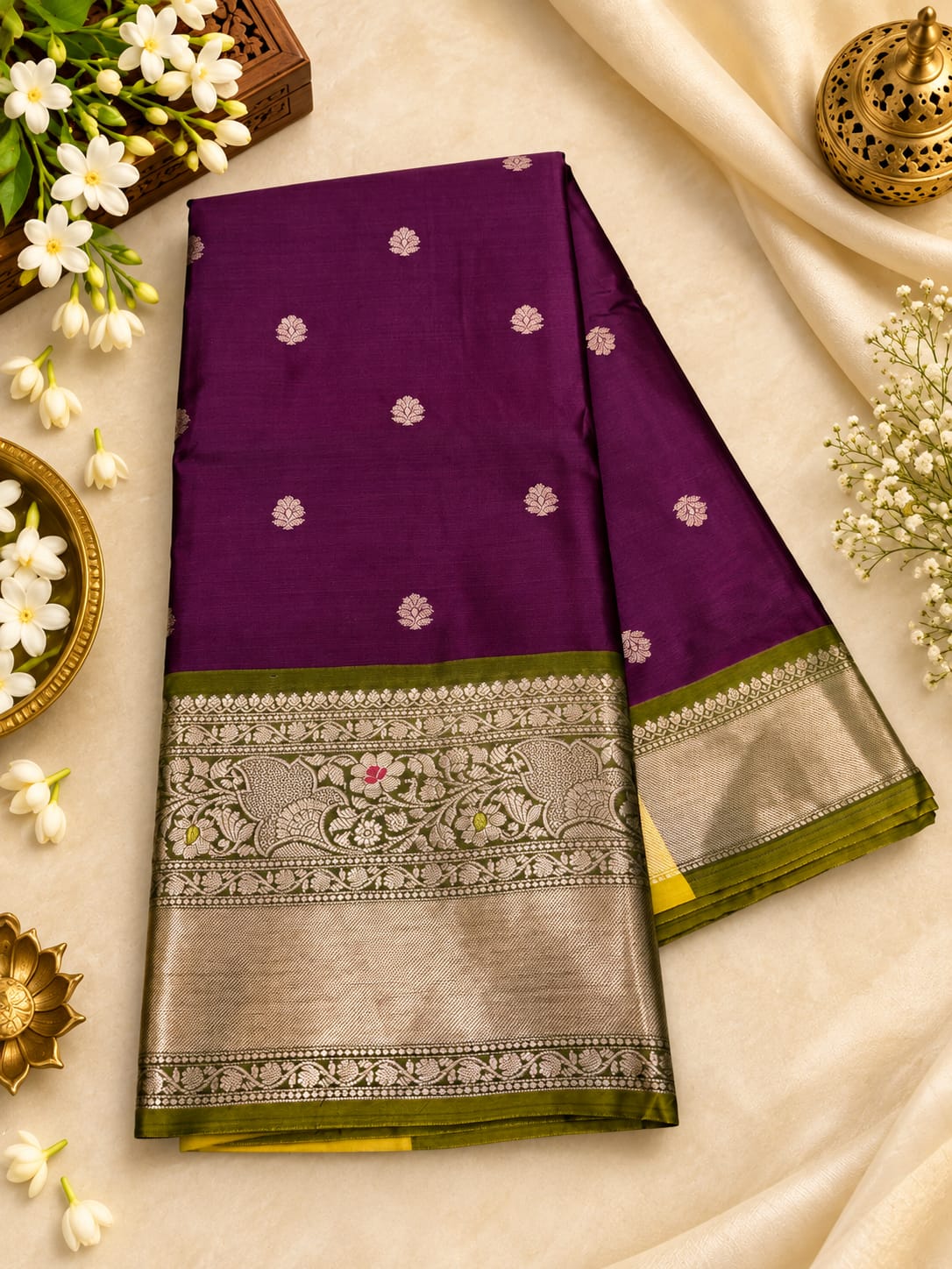 Premium Silk Saree – Elegant Traditional Zari Collection