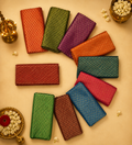 Festive combo- 10 Silk unstitched blouses-Pattern 4