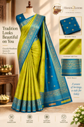 Soft Silk Saree - Golden Yellow